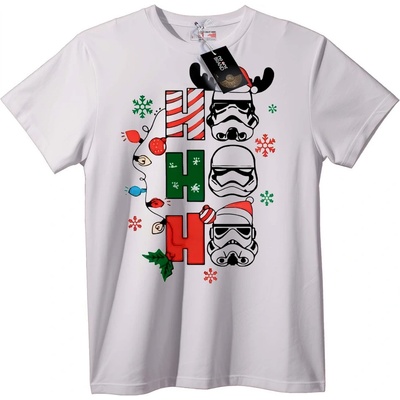 NOONEBRAND Тениска Star Wars Коледен H - 2XL, Black