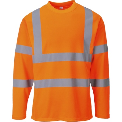 Portwest hi-vis s278 / Светлоотразителна функционална риза с дълъг ръкав - hv оранжев xl (s278orrxl)