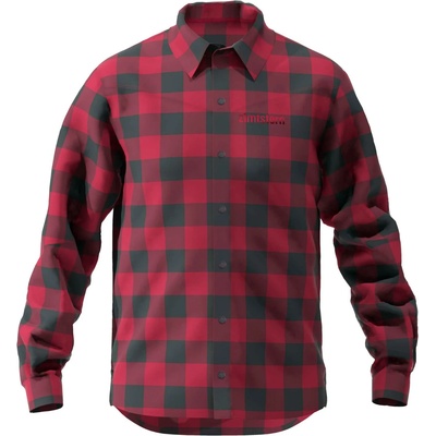 Zimtstern Мъжка риза с копчета Zimtstern Timbaz Shirt - Jester Red / Pirate Black (033-1500-0113)