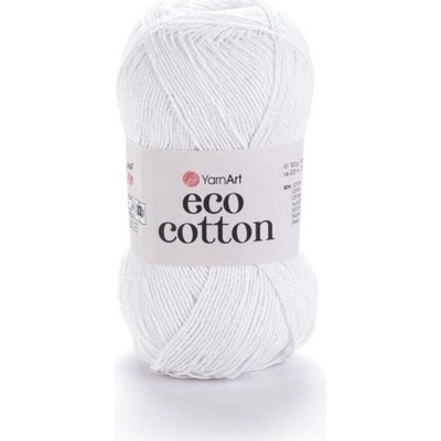 Yarn Art příze Eco Cotton_760 bílá