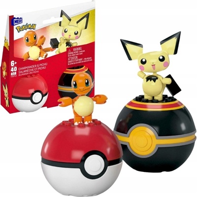 Mega Construx Pokémon Charmander & Pichu 40ks – Zboží Dáma