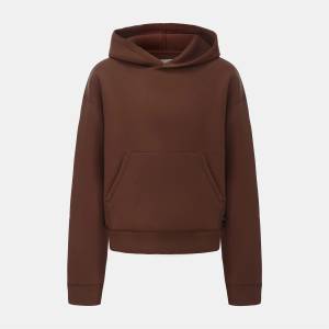 Firetrap Мъжки суичър Firetrap Scuba Hoody Mens - Brown