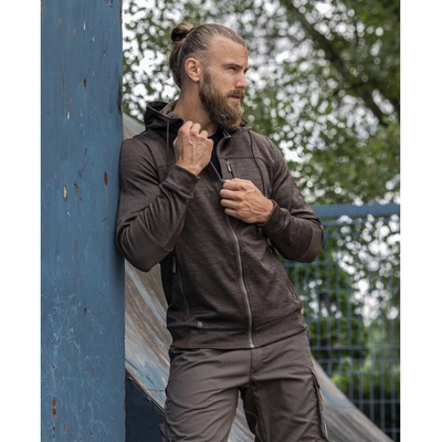 Ardon 3DBREATHE mikina HNEDÁ MELANGE H5984