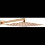 Mexen Slim дъждовен душ 30 x 30 см с душ рамо, розово злато - 79130112-60 (79130112-60)