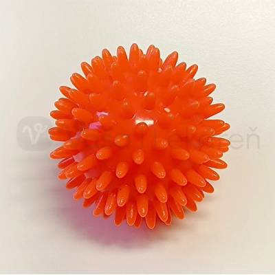 Fazzini Masážna loptička - ježko, 7 cm (oranžová) 1 rehabilitačná loptička