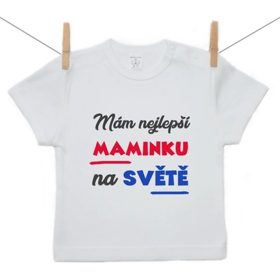 Boodyy Tričko s krátkým rukávem Mám nejlepší maminku na světě