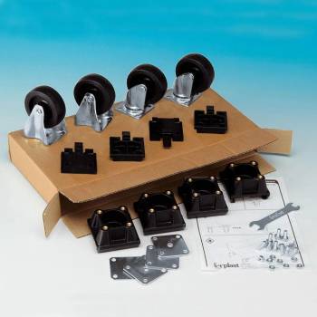 Ferplast Wheels kit for Atlas dog carriers - Комплект колела за кучешки клетки като Atlas 70 за средни и големи кучета