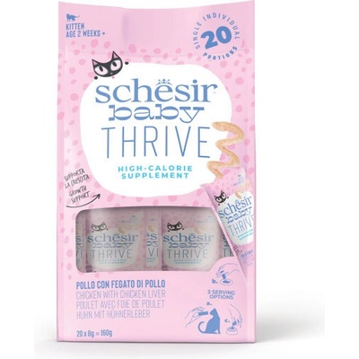 Schesir Cat Kitten Thrive Sachet kura 20 x 8 g