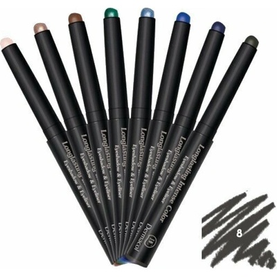Dermacol Long-Lasting Intense Colour očné tiene a linka 2v1 8 1,6 g