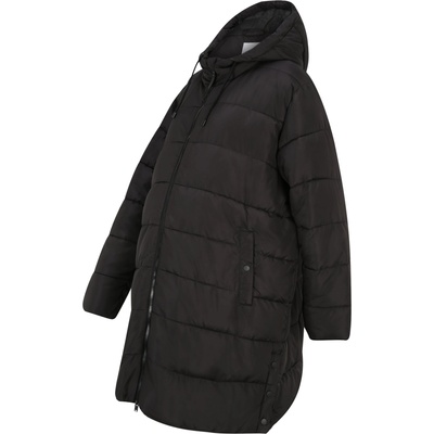 Fransa Curve Зимно палто 'MABELLE' черно, размер 50