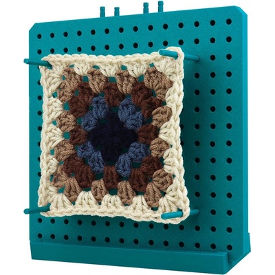Pro Háčkování Vypínací podložka na čtverce - verze V2 -17,5 cm - blue machine