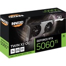 Image 1 of Inno3D GeForce RTX 5060 Ti TWIN X2 OC 8GB GDDR7 128bit (N506T2-08D7X-193075N)