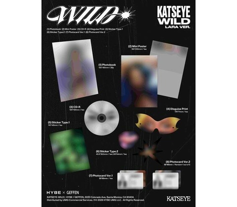 KATSEYE - WILD CD
