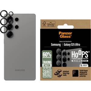 Panzer Протектор за камера PanzerGlass - Hoops, Galaxy S25 Ultra, черен (5715685017070)