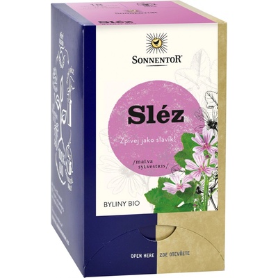 Sonnentor Sléz bio porc.dvoukomorový 27 g