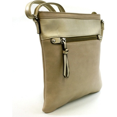 Moderní dámská crossbody kabelka Jistien béžová