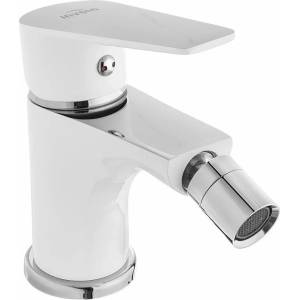 INVENA Смесител за биде Invena Dokos хром-бял (BB-19-002-V)
