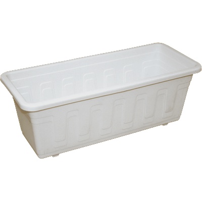 Vodar Сандъче за цветя Vodar бяло 50 см