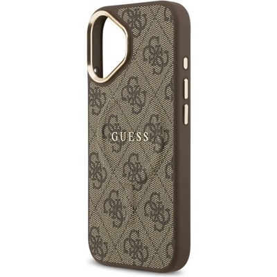 CG Mobile iPhone 17 GUESS 4G CLASSIC LOGO Силиконов удароустойчив заден капак с кожен ефект за iPhone 17 GUESS 4G CLASSIC LOGO Силиконов удароустойчив заден капак с кожен ефект GUHMP17SP4MSEGCW (GUHMP17SP4MSEGCW)