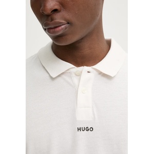 HUGO Памучна тениска с яка (50493206) - answear - 107,55 лв