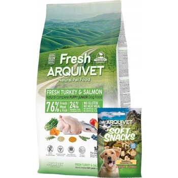 Arquivet Fresh Puppy Krůtí a Losos polo-mokré 10 kg
