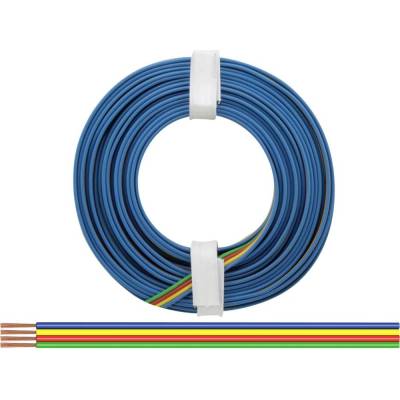 Donau Elektronik 418-5 4 x 0.14 mm² zelená červená žlutá, modrá 5 m