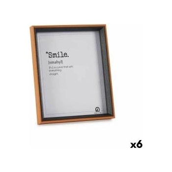 Gift Decor Рамка за снимки Gift Decor Кафяв Черен Кристал Дървен MDF (6 броя)