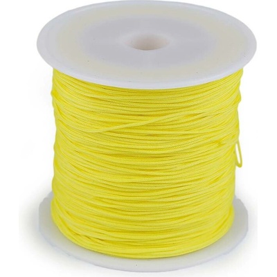 Šňůrka PES Ø0,8 mm - 15 žlutá – Sleviste.cz