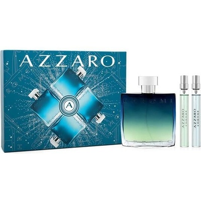 Azzaro Chrome EDP 100 ml + Chrome EDP 10 ml + Chrome EDT 10 ml dárková sada