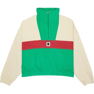 Quiksilver Дамски пуловер Quiksilver Women's Paz Half Zip Jumper - Bone (117-3781-0114)