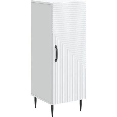vidaXL Служебен шкаф Бяло 33 x 34, 5 x 89, 5 см Инженерна дървесина (894825)