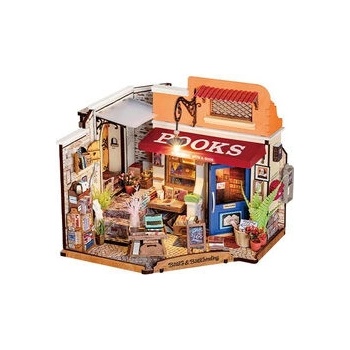 RoboTime Miniatura domečku Knihkupectví na rohu