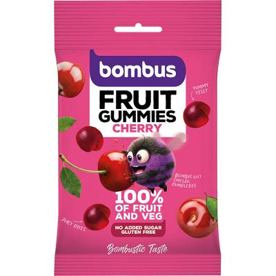 BOMBUS FRUIT GUMMIES CHERRY 35 g