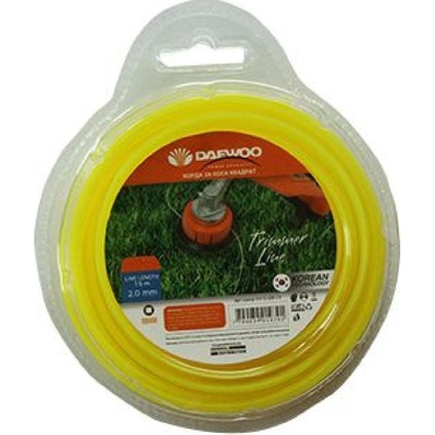 Daewoo Корда за тример Daewoo DATL-02B - ф2.4 mm, 15 m, тип квадрат (DATL-02B-2.4)