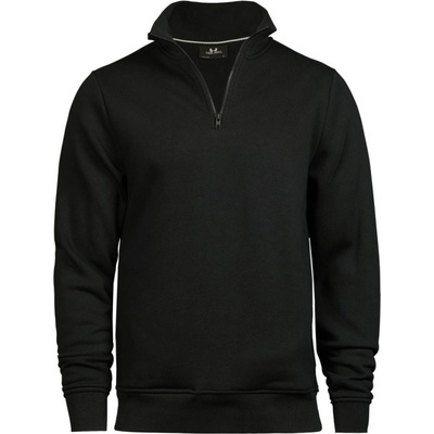 TeeJays mikina TJ 5438 s 1/4 zipem COT-18543800202 Černá