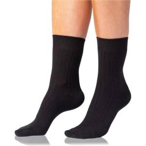 Bellinda COTTON RIB SOCKS - Дамски памучни чорапи - черен Bellinda | Cheren | ЖЕНИ | 35-38