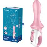  Надуваем анален и G-spot вибратор, смарт, 17, 5см. - Air Pump Booty 5+ (SATISFY374)