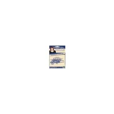 Vyřez.šablona Kolečko s květy Tattered Lace nezařazeno SCRD1258