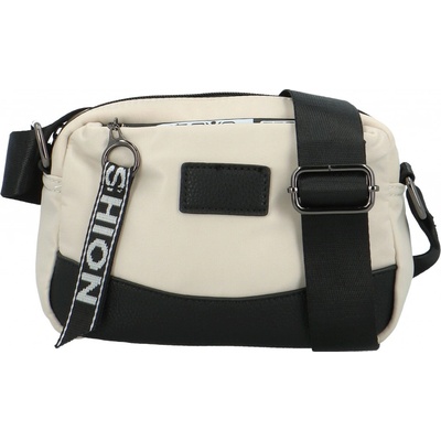 Stylová sportovní crossbody kabelka Gissela new krémová