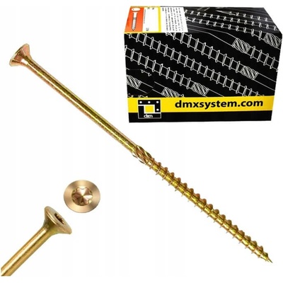 Konštrukčný vrut do dreva 6 × 200 mm, zápustná hlava TX30 – Domax CS