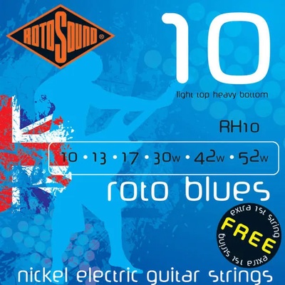 ROTOSOUND Струни за електрическа китара rotosound - Модел rh10