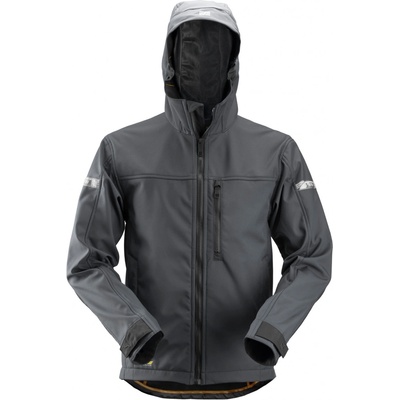 AllroundWork Snickers Workwear bunda s kapucňou sivá