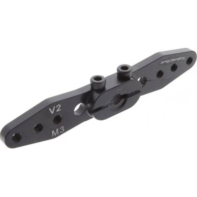 SpotOnRC Servo páka 63,5 mm obojstranná 24 zubov čierna pre servá H