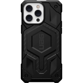 Urban Armor Gear Калъф UAG - Monarch Pro Carbon, MagSafe, iPhone 14 Pro Max, черен (114031114242)