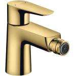 Hansgrohe Talis E - Смесител за биде с изпразнител, полирано оптично злато 71720990 (71720990)