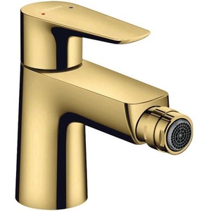 Hansgrohe Talis E - Смесител за биде с изпразнител, полирано оптично злато 71720990 (71720990)