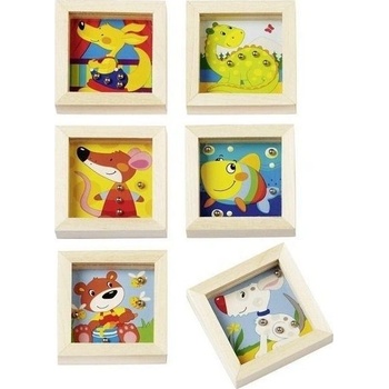 Goki Балансираща топка-пъзел с дизайн на животни (4013594567015)