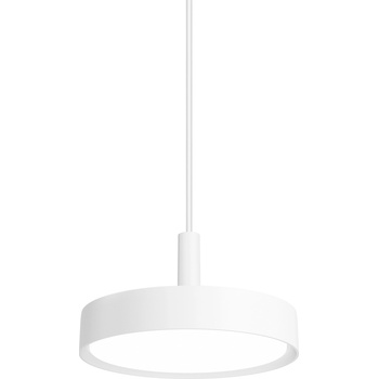 Louis Poulsen Висяща лампа Slim Round Suspended LED KA с дифузер опал Управление за осветление Dali 25 см бяла (5741099553)