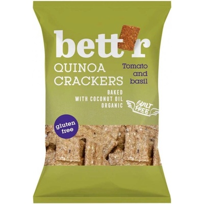 Bett’r Bio Krekry z quinoy s příchutí rajčat a bazalky 100 g