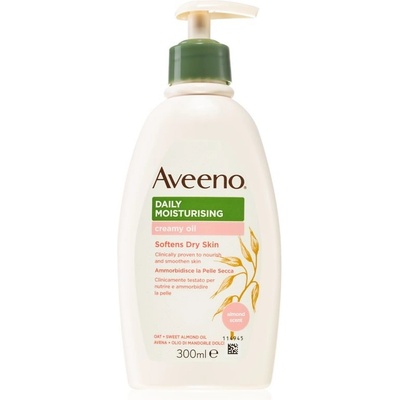 Aveeno Daily Moisturising Creamy Oil vyživující a hydratační tělový krém 300 ml – Zboží Dáma